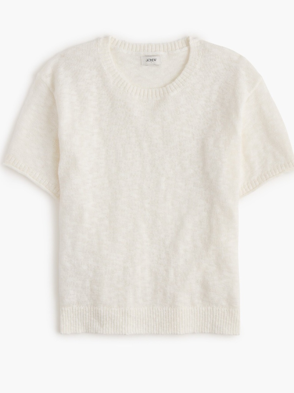 NWT J.Crew Factory Short-sleeve relaxed beach sweater